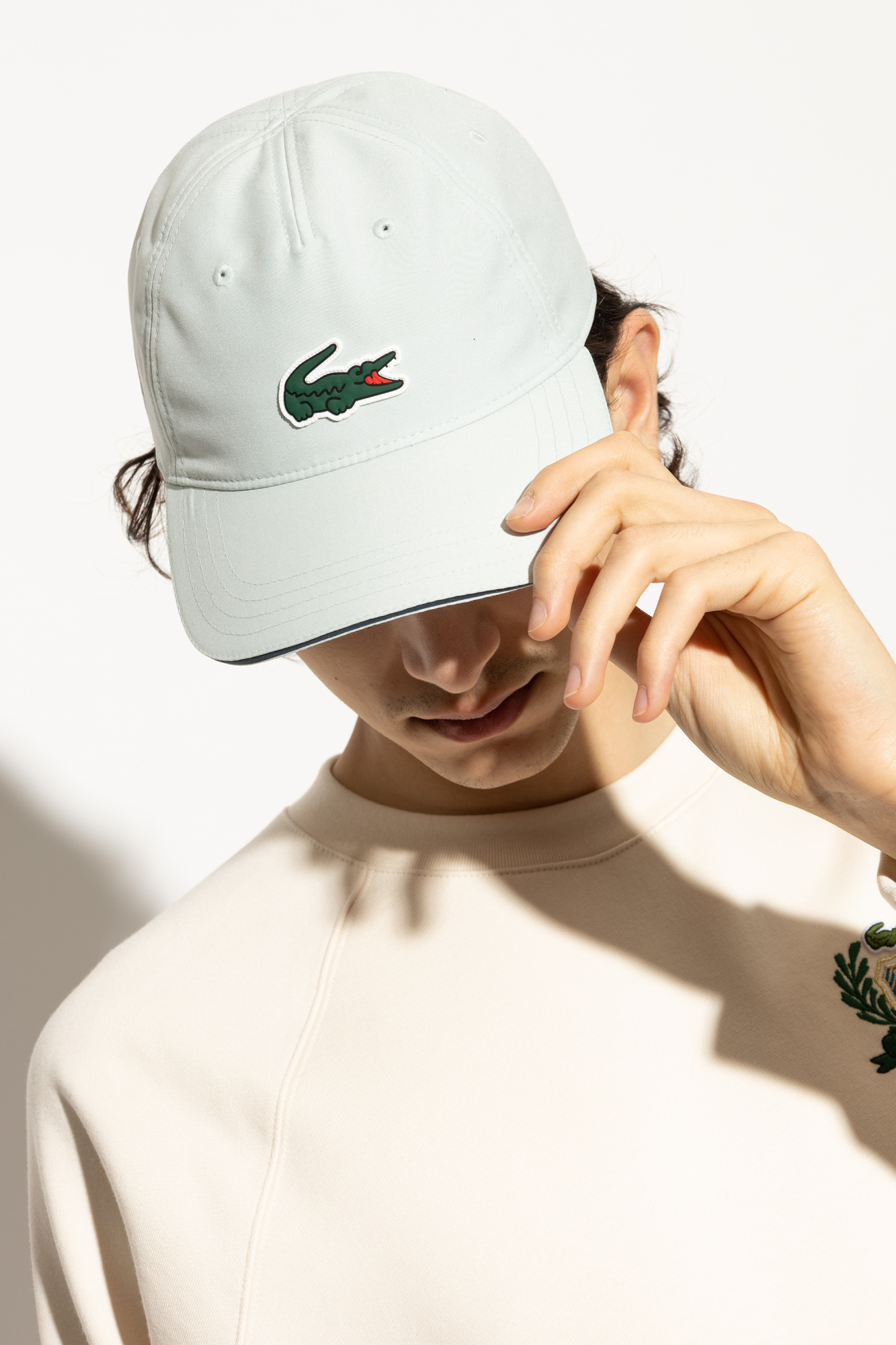 LACOSTE GOLF 刺繍キャップ ホワイト/グリーン TU LACOSTE GOLF 刺繍キャップ ホワイト/グリーン TU - メルカリ